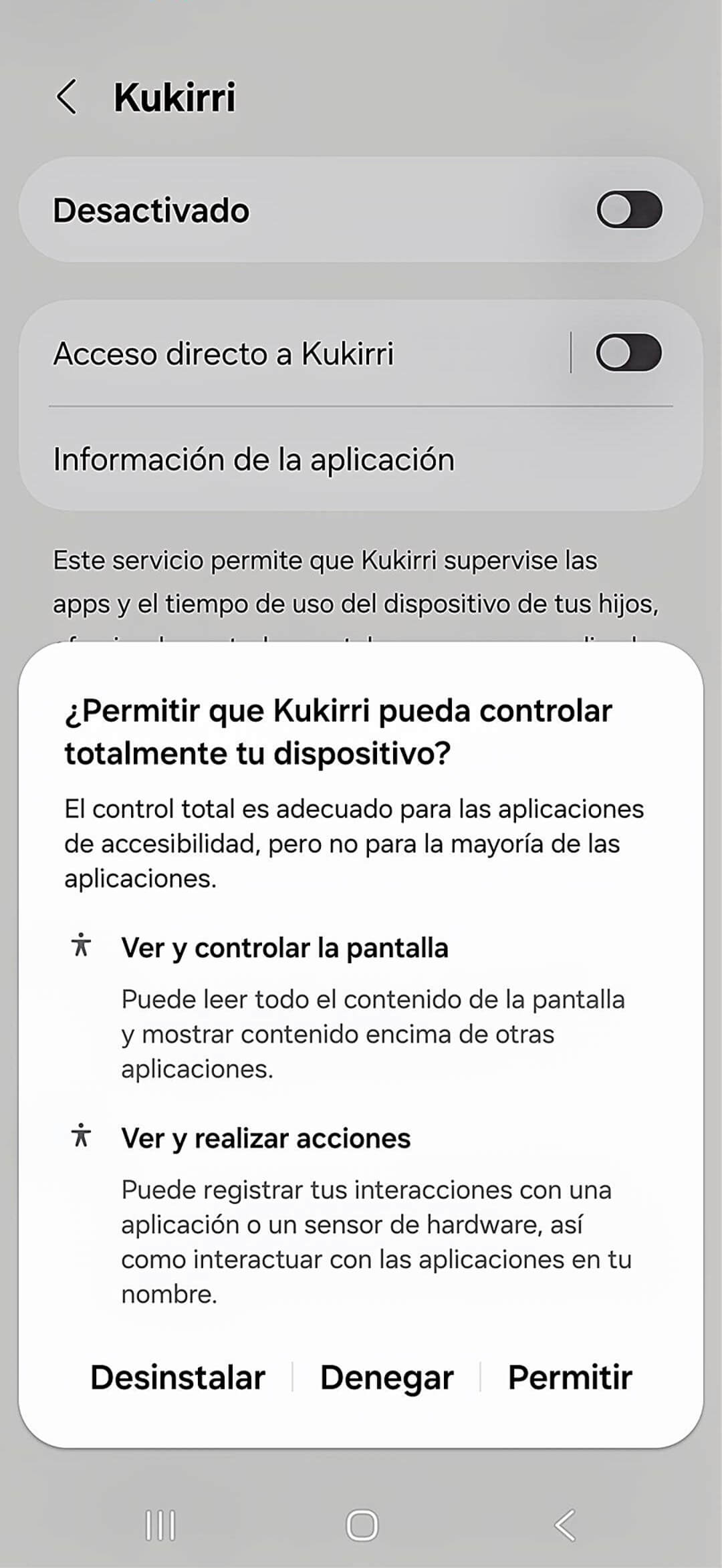 Personalizar accesibilidad Android